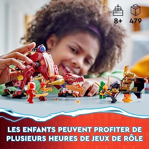 LEGO NINJAGO Dragon de Lave Transformable 71793 - vue 4