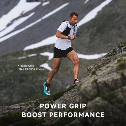 Image of Fuga EX330 Men's Trail Running Shoes, Comfortable Ultra-Long Distance Trail Running Shoes with High-Rebound and Cushion, Lightweight Breathable Non Slip Mountain Trail Shoes for Diverse Terrain
