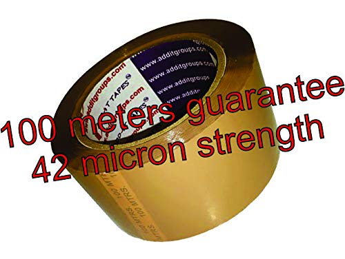 ADD-IT TAPES 3 INCHES 100 METERS BROWN SET OF 4 (1 roll)