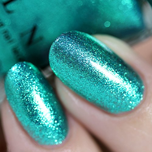 Image of ILNP Funhouse - Carribean Green Ultra Metallic Bright Nail Polish