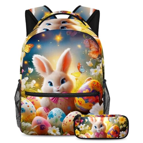 Trousse à crayons et sac à dos parfait cadeau de Pâques coloré pour enfants et ados