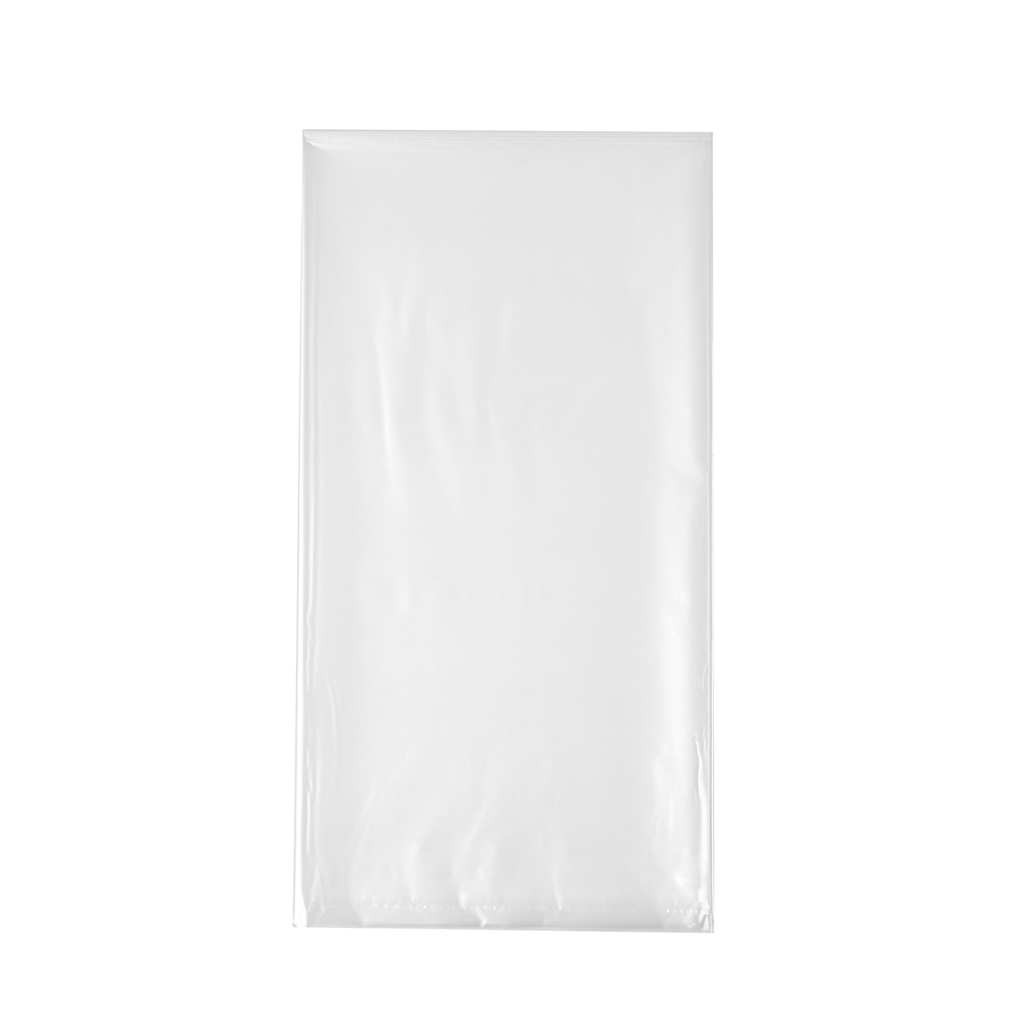 Restaurantware Tovaglia rettangolare usa e getta in plastica trasparente, 50 pezzi, 137 x 274 cm, impermeabile, per cene, feste, banchetti, matrimoni