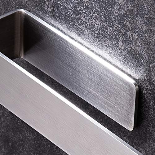 YIGII Self Adhesive Hand Towel Holder - Bath Towel Ring Stainless Steel Hand Towel Rail for Bathroom