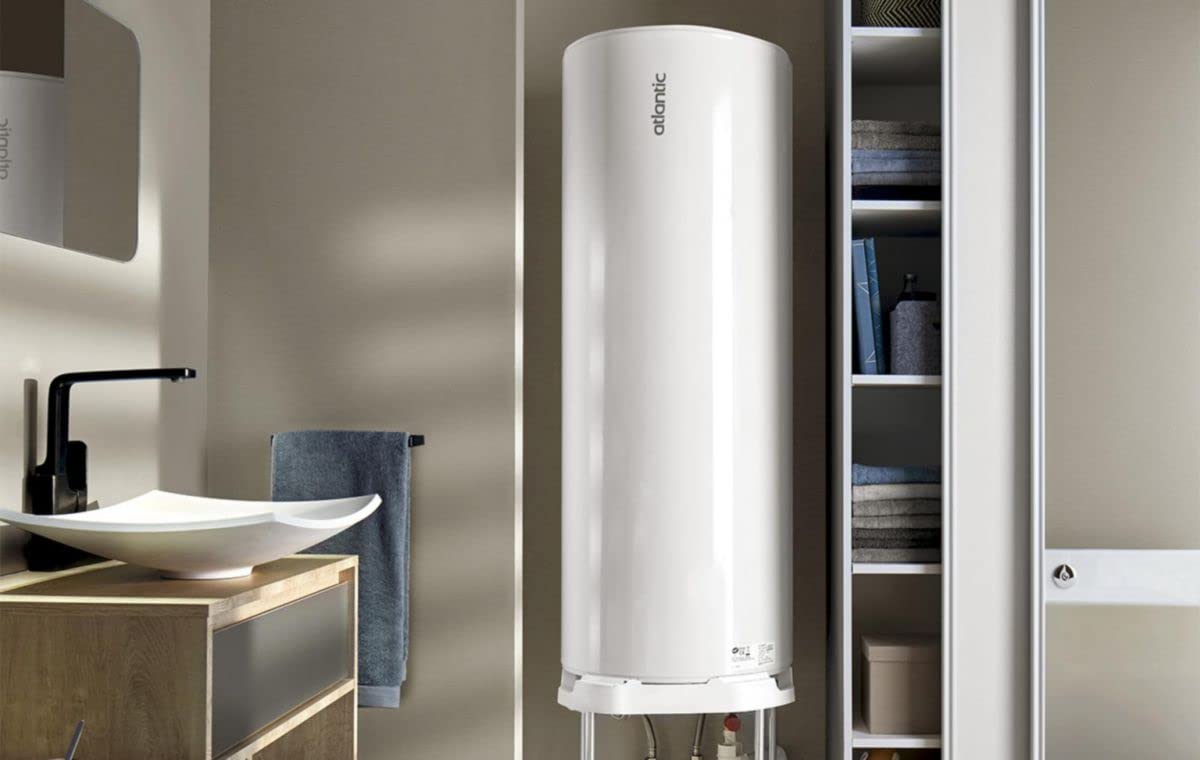 Atlantic - Chauffe-Eau Vertical 150L Chaufféo Plus Stéatite Mono. - ATLCH053016 | Chauffe-eau électrique stéatite Chauffeo+ Atlantic - Vertical mural - 150 l - Diamètre 513 mm - 1800 W