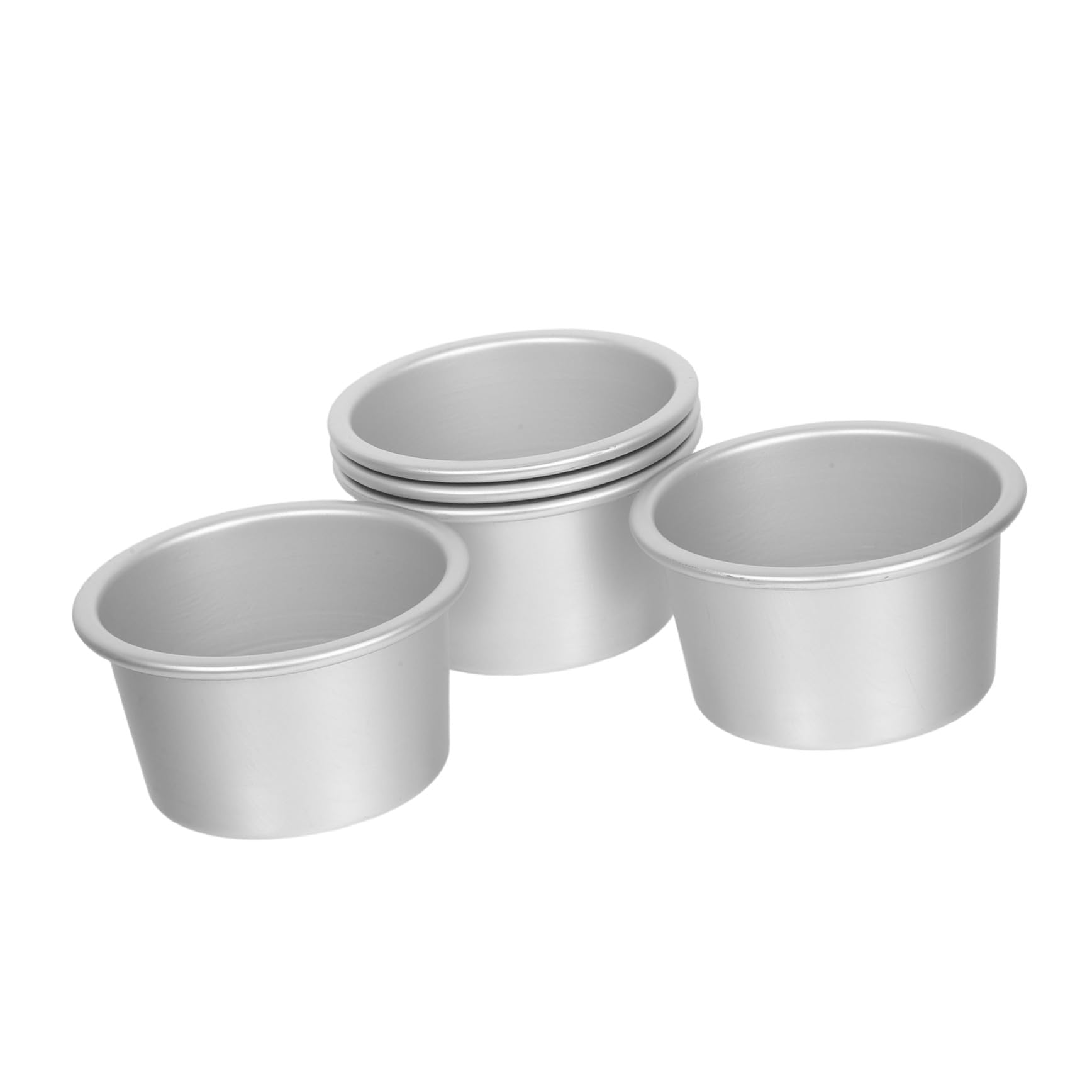 ABOOFAN 20 Pièces Moule à gâteau en aluminium moules à pâtisserie en métal tasses à cupcakes manche alliage d'aluminium