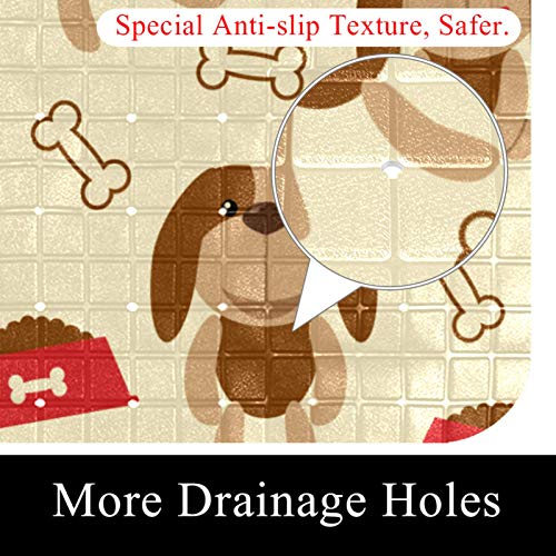 Bébé glisse dans le bain ? Tapis lavable en machine baignoire et douche - 3