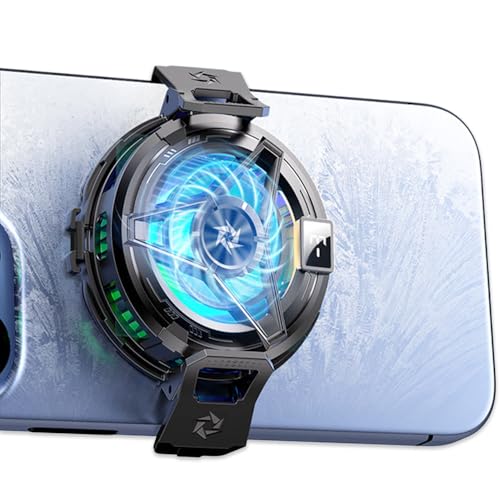 HIRAISM スマホ 冷却ファン 半導体 クーラー 放熱器 モバイル 冷却器 冷却 背面クリップ ゲーム 配信 放熱 数字温度表示