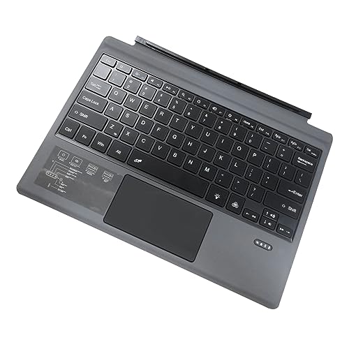 Teclado inalámbrico Bluetooth compacto recargable panel táctil tableta Pro 7 6 5 4 7