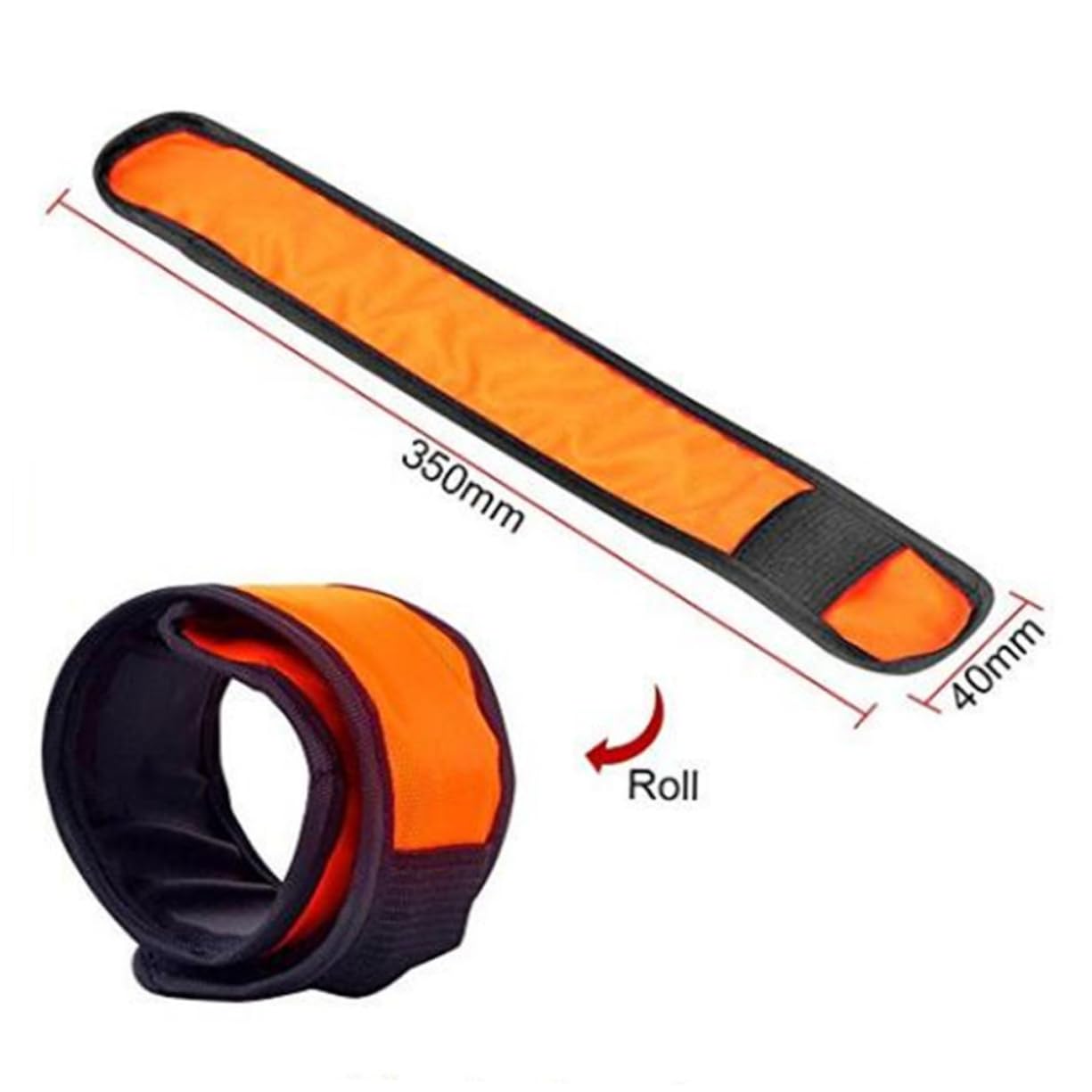 BESPORTBLE 12 Piezas Brazalete Led Bofetada Brazalete Reflectante De Seguridad Brazaletes Iluminados Banda De Tobillo Led Correa De Pulsera Muñequeras Abrigo De La Muñeca Bicicleta Reflexivo