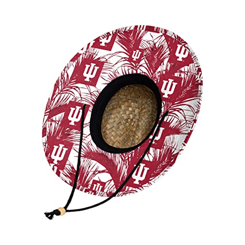 Image of FOCO NCAA Mens NCAA College Team Logo Floral Straw Sun Hat