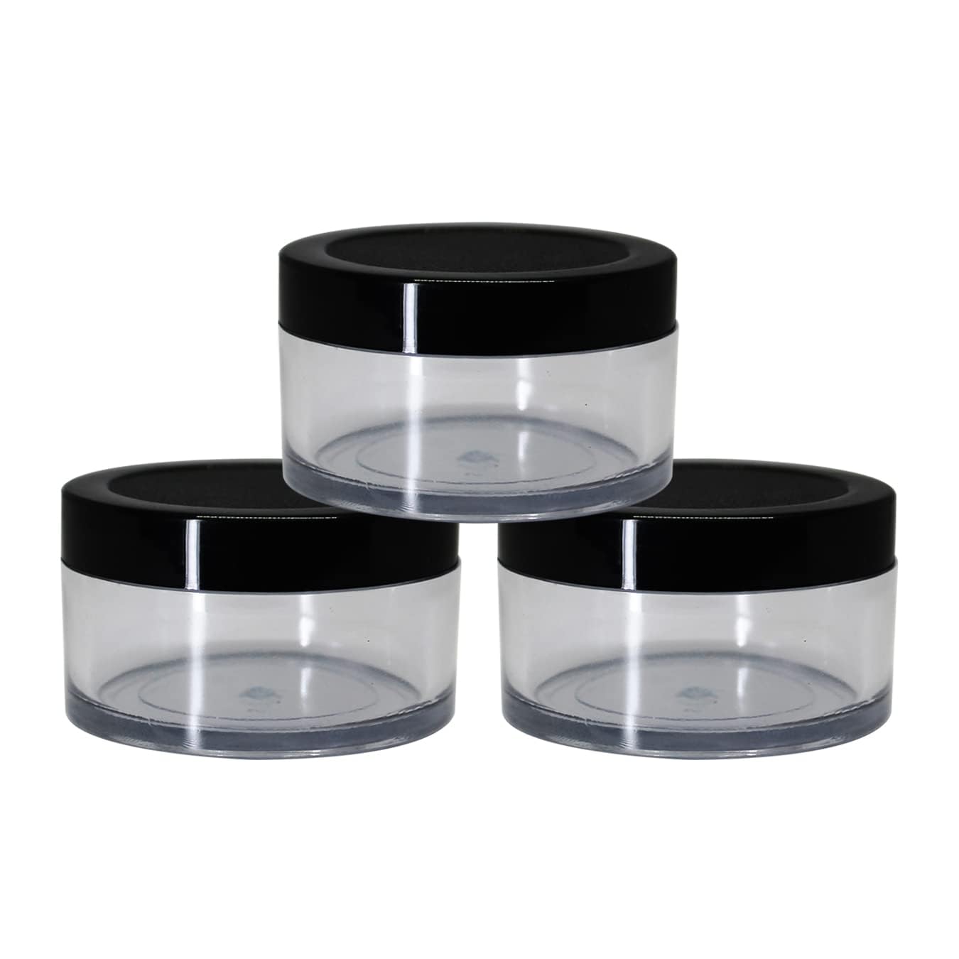 Premium Clear Balm Round Empty Glass | Cosmetic Cream Containers with Black Lids – Ideal for DIY Lip Balms, body cream, and More (5, Normal)-image-6