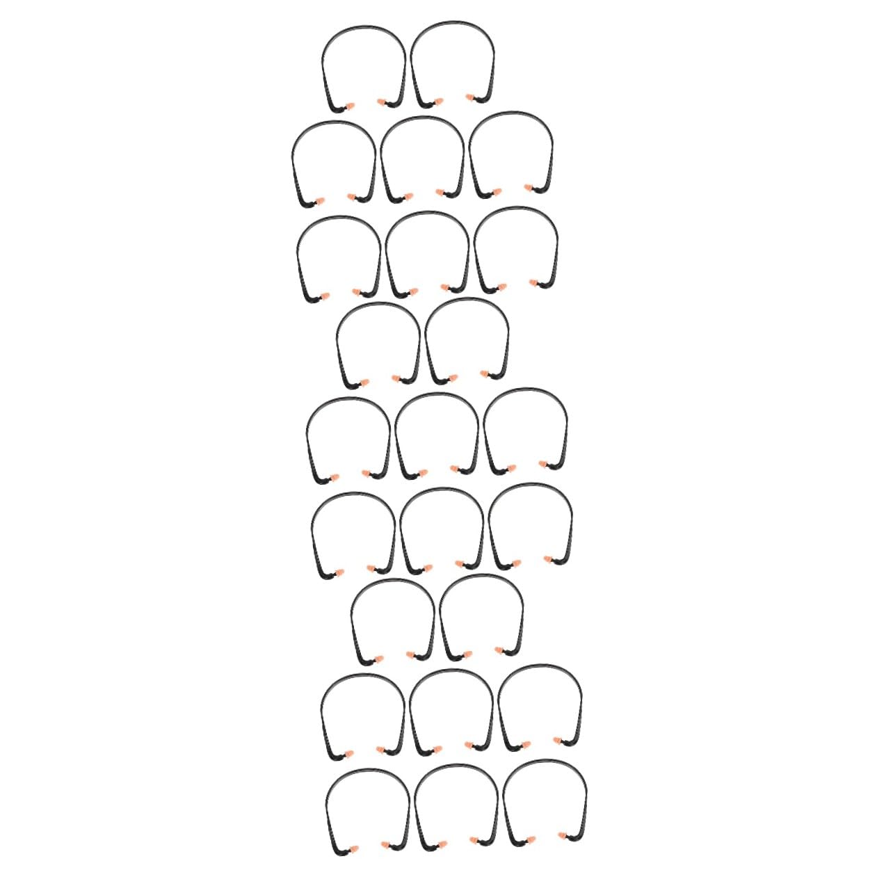 24pièces Bouchons Oreilles Silicone Avec Cordon Protection Auditive Anti-bruit Confort Optimal Pour Dormir Étudier Et Travailler