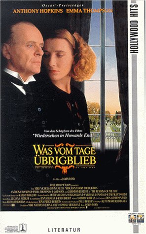 Preisvergleich Produktbild Was vom Tage übrigblieb [VHS]