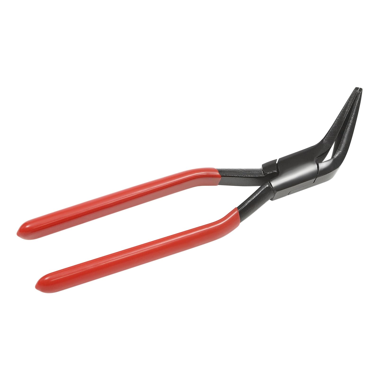Set di 3 utensili in lamiera, set di pinze per piegatura e appiattire di lamiera, diritte, 45° e 90°, colore: rosso