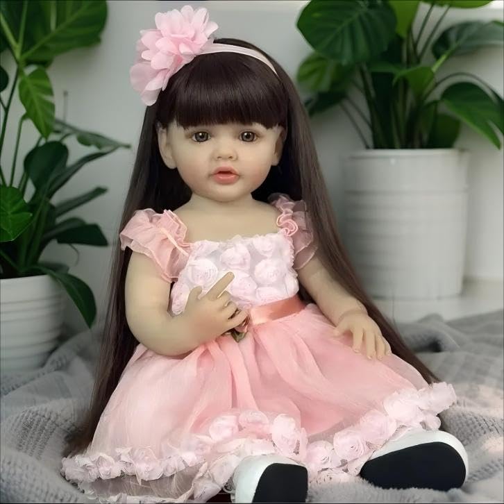 Muñeca Bebé Reborn Toddler 22 Pulgadas Realista de Vinilo miniatura 2