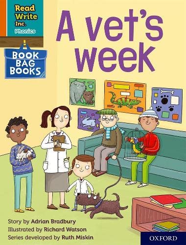 A vet's week (Orange Set 4 Book Bag Book 2) (Read Write Inc. Phonics) Paperback – 1 Sept. 2022