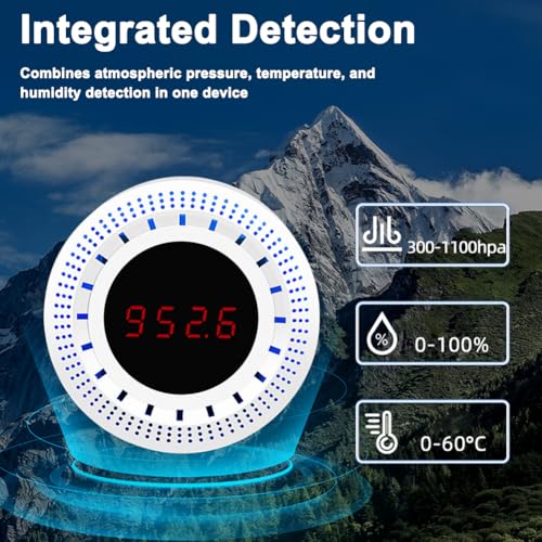 Capteur de pression atmosphérique contre les variations d'air avec écran LED - 3