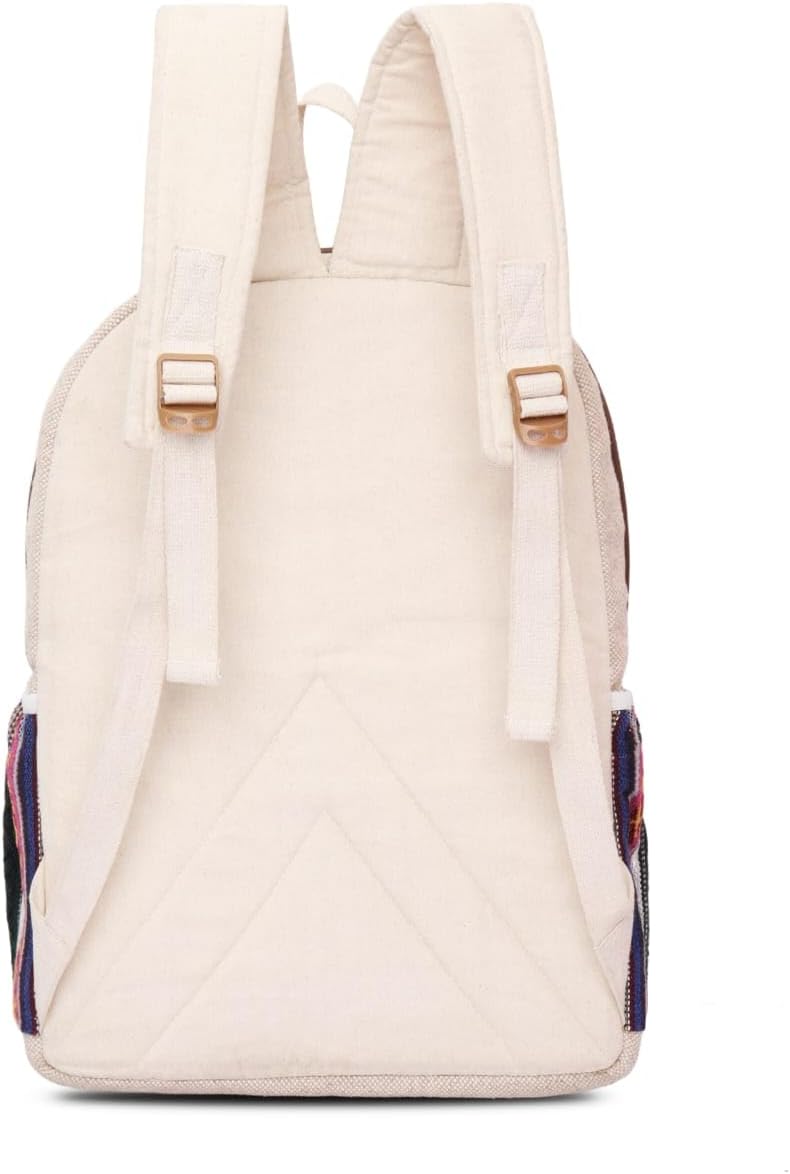 Hemp Backpack – Eco Friendly Reusable Natural Fiber Backpack, Durable Cloth Travel Bag for School, College, Work, Hiking & Everyday Use - Image 2