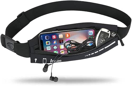 Slim Running Belt for Women Men,Runners Fanny Pack Phone Holder,Running