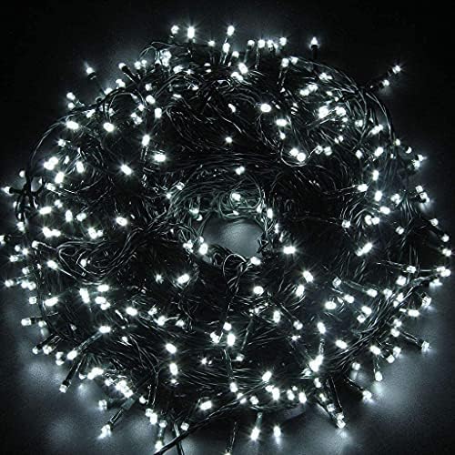 SHATCHI 100 LEDs Fairy String Lights Cool White Indoor/Outdoor