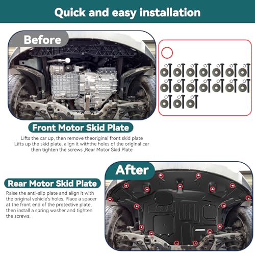 Front Engine Splash Shield Fit for Kia Sorento 2016-2020, Direct Replacement Engine Splash Guard,Engine Guard for Underbody Protection by Scnoifxx - Used condition - Image 2
