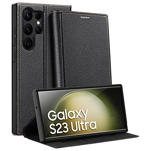 Funda DUX DUCIS para Samsung S23 Ultra con Tapa de Cuero y Tarjetero Cover