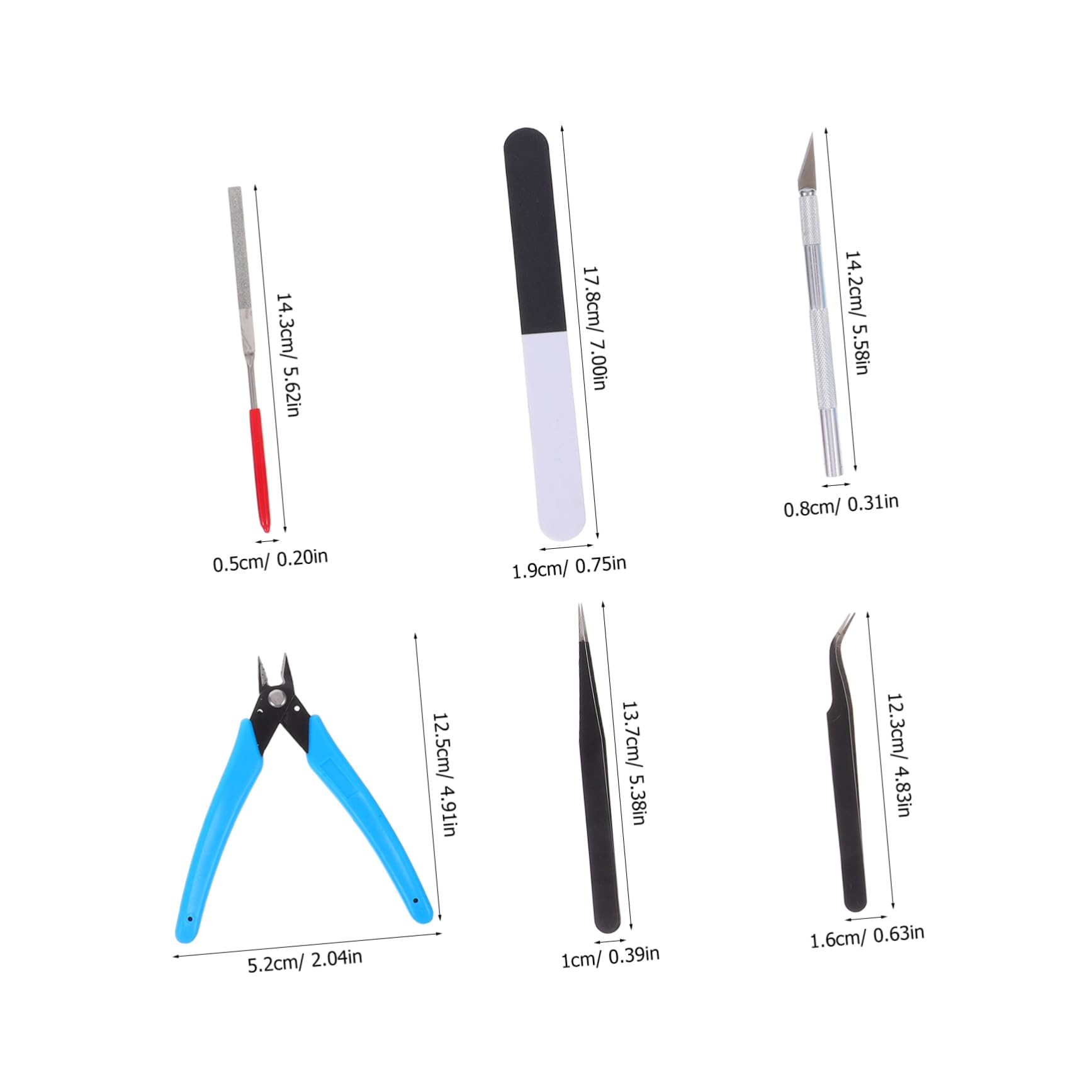 Tofficu Model Aircraft Tool Model-Making Kits Sturdy Materials Tool Set for Building Repair