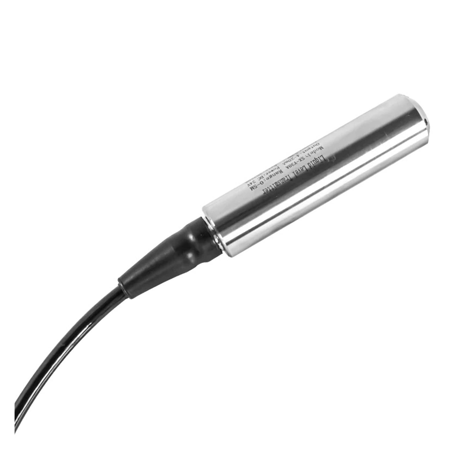 Trasmettitore del sensore di livello idrostatico sommergibile da 0-5 V, uscita RS485 da 4-20 mA, misuratore del trasduttore di livello Impermeabile(0-10V DC12-30V,1m range 2m cable)