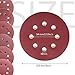 LEOBRO 72 PCS 5 Inch 8 Hole Hook and Loop Sandpaper Sanding Disc Sandpaper Sanding Sheets Assorted 40 60 80 180 240 320 Grits for Random Orbit Sander Shipping by FBA