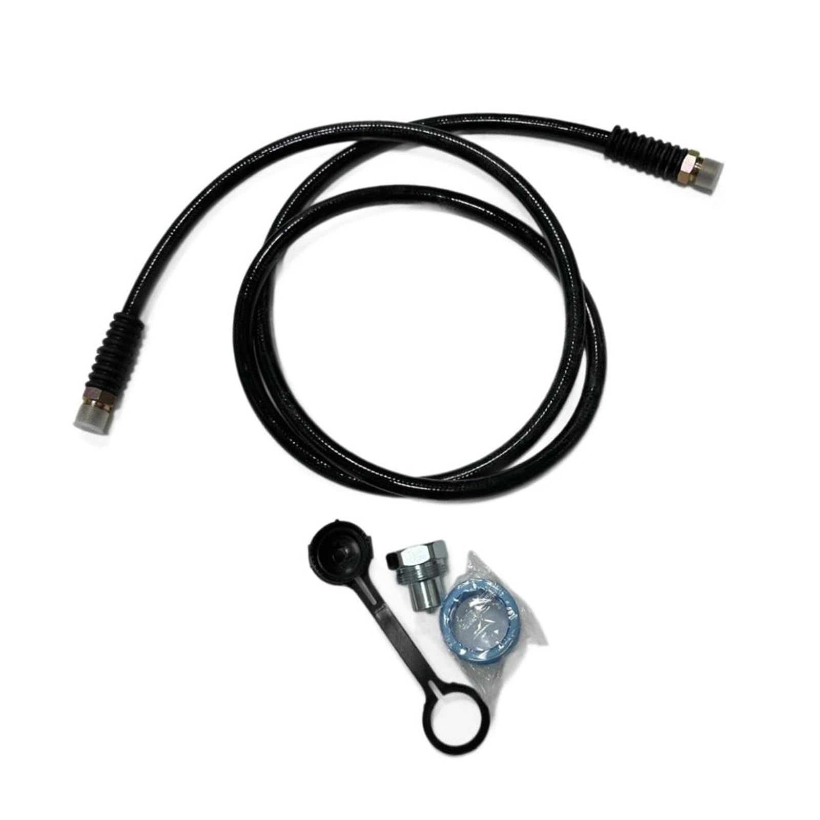 CH604 Hydraulic Hose Replacement 3 / 8in Coupler Pipe Tape Assembly High Pressure Install Hydraulic Hose