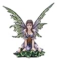 Ebros Amy Brown Whimsical Viola Violet Flower Garden Fairy Figurine FAE Magic Statue Fantasy Collectible 5.25" H