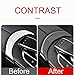 AOKIO Car Interior Center Console Armrest Storage Box Release Button Switch Protective Cover Trim for Mercedes Benz C Class W205 GLC Class X253 Accessories 2015-2022 (Carbon Fiber Color)