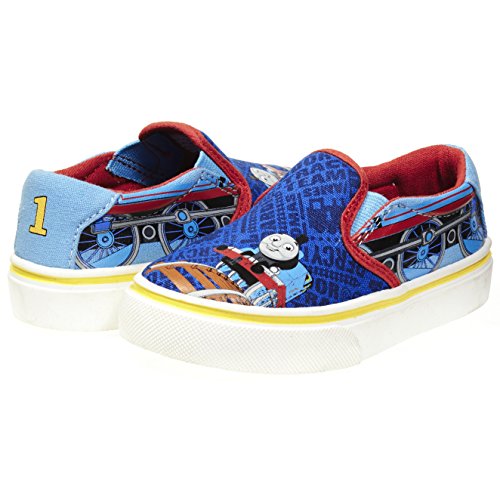 Thomas and Friends Blue Slip On TPR Sole Boys Sneaker, Available in All Sizes
