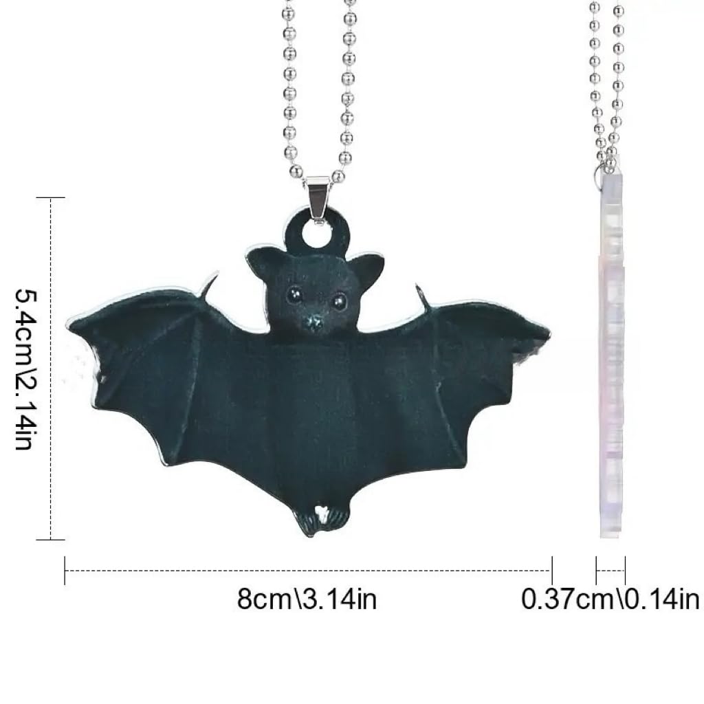 Amazon.com: Wyuoot Acrylic Bat, Black Cat & Dolphin Car Mirror