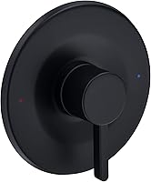 Vista 8 de Kit de molduras de ducha y bañera, compatible con válvula Moen Posi-Temp, negro mate