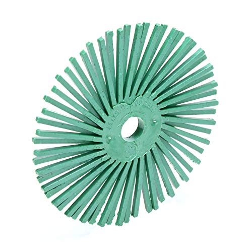 Scotch-Brite Radial Bristle Disc, 3 in x 3/8 in 50