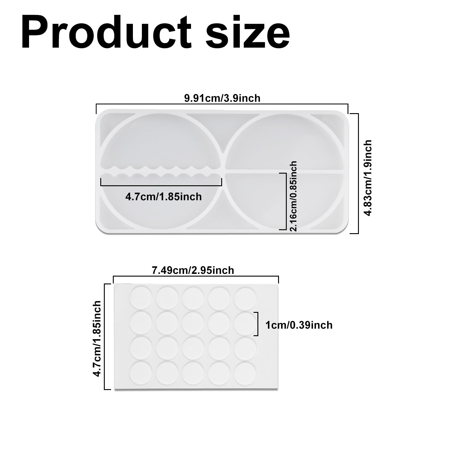 Amazon.com: 2pcs Nameplate Resin Molds for Owala, 4 Cavities