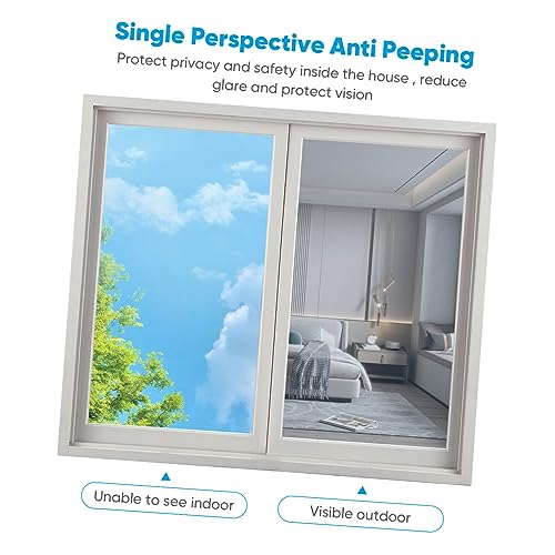 Vinilo protector ventana privacidad 50x200 cm plata miniatura 6