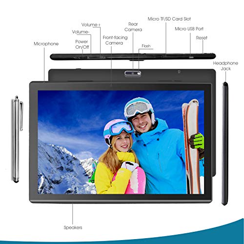 10 inch tablet met hoes, Android 10-tablets (GMS-gecertificeerd), 3 GB RAM 32 GB opslag, 1,6 GHz quad-coreprocessor… - Image 7