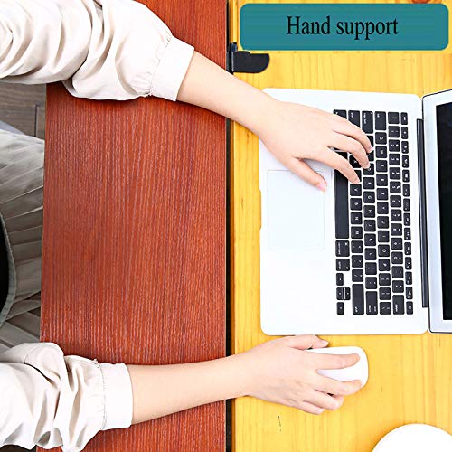 Dahoon Holly L-Shaped Desk EdgeRest, 2-Piece Set, Plam & Wrist & Forearm & Elbow Comfort Support for Table or Desk Edge, Non-Slip, Memory Foam Padding, Ergonomic Design, Separate Design