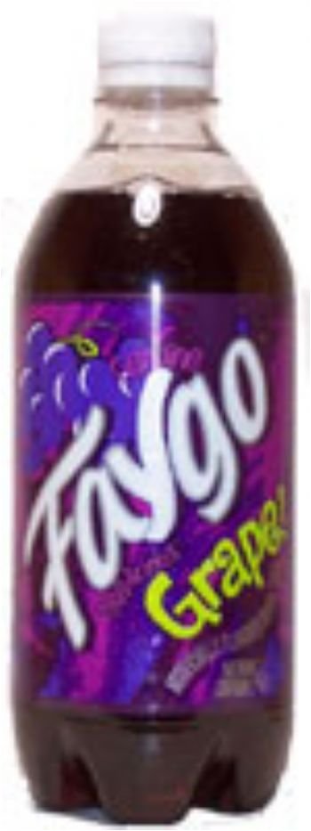 Faygo Grape Soda Pop Botella de plástico de 20 onzas