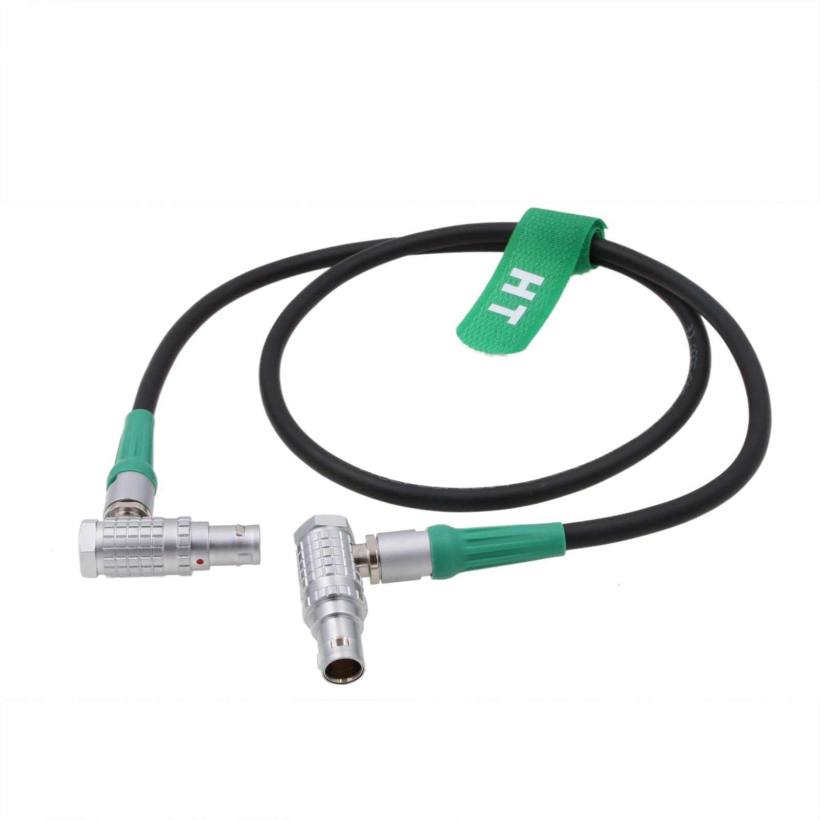 HangTon Motor Cable 1B 7 Pin for Preston FIZ MDR-4 MDR-3 Controller DM1X DM2X DM5 Digital Motor Heden M26VE, Right Angle to Straight (60 cm, RA to RA)