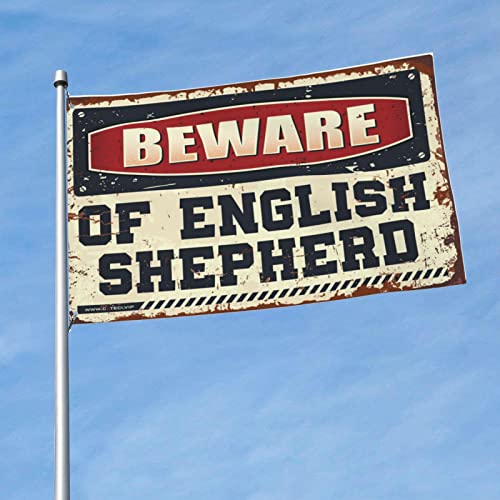 Drapeau berger anglais géant de 152 x 244 cm pour décoration de porte