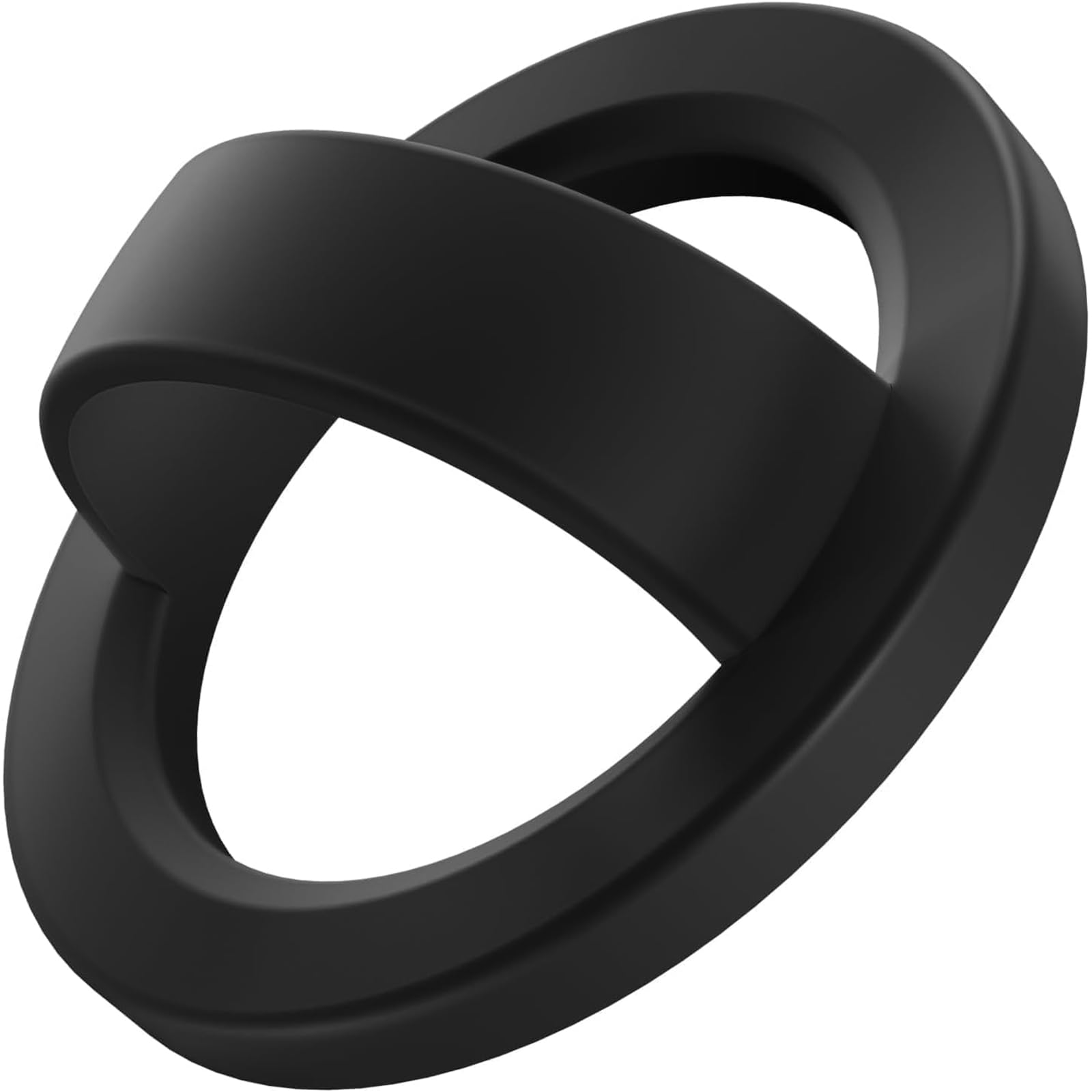 Magnetic Phone Grips, 360° Rotation, Removable Ring Grip with Silicone Soft Finger Strap, Phone Ring Holder for iPhone 15/14/13/12 Pro Max/Plus Phone Back