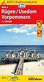  ADFC-Radtourenkarte 4 Rügen/Usedom Vorpommern 1:150.000, reiß- und wetterfest, GPS-Tracks Download (ADFC-Radtourenkarte 1:150000)