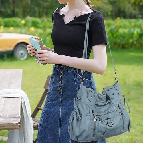 Image of Angel Kiss Hobo Bags for Women Fashion Shoulder Bag Ladies Purses and Handbags Roomy Tote Bags Purse with Crossbody Strap