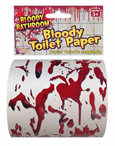 Forum Novelties Forum Haunted House Bloody Bathroom Toilet Paper