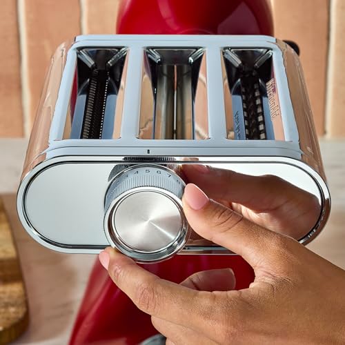 Accessoire en acier inoxydable KitchenAid 5KSM3MPA rouleau à pâtes durable