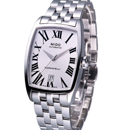 MIDO Damenuhr-Automatik Baroncelli Tonneau M0033071103300