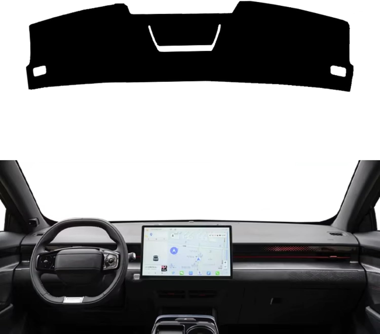 DdaiXQ Car Dashboard Mat For Jetour Dashing 2022-2024, Anti Slip Anti Glare Dustproof Dashboard Cover Pad Protector Dash Cover Sunshade Dashmat